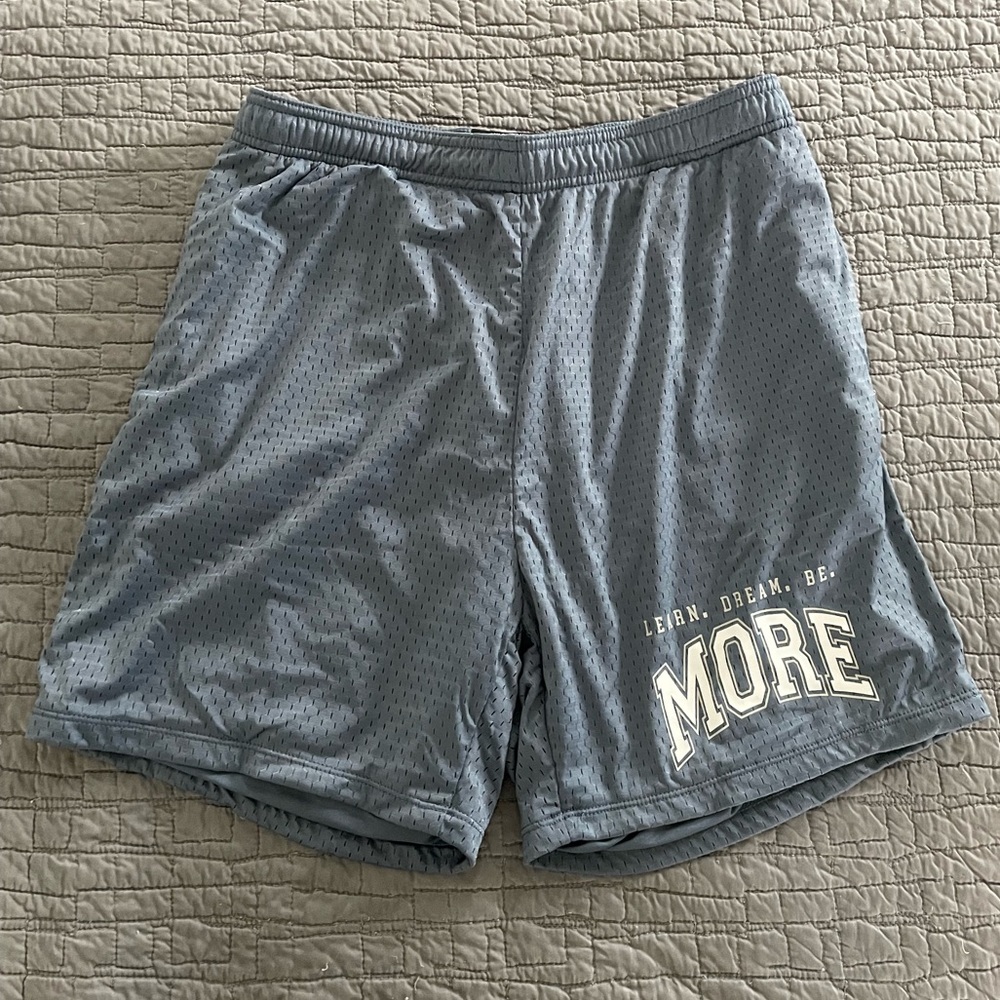 Alphalete LDB Men’s Mesh Shorts in Light Blue - Size M